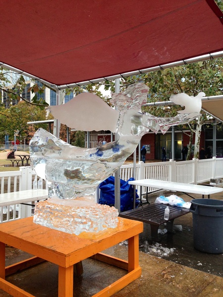 12, Discovery Green, ice carving contest, January 2013, Steve Brice, second place
