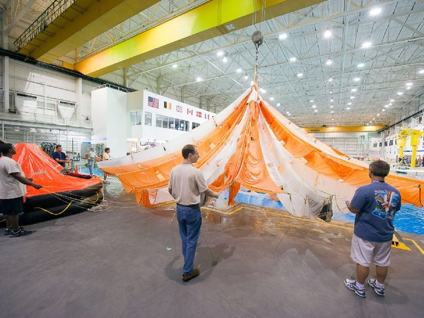 NASA, parachute, shuttle, sale, January 2013