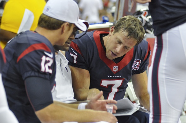 Case Keenum Texans bench