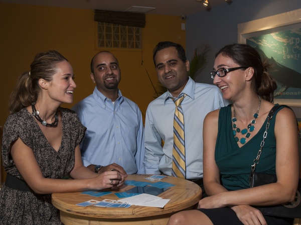 elma Nadvorny, Amar Hasam, Amit Mehta, Laura Ferguson, La Fisheria, Aug. 2012