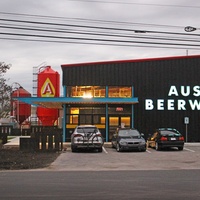 Austin Beerworks brewery front sign