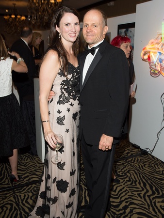 Art League Houston gala, October 2012, Cara Rudelson, Aaron Parazette