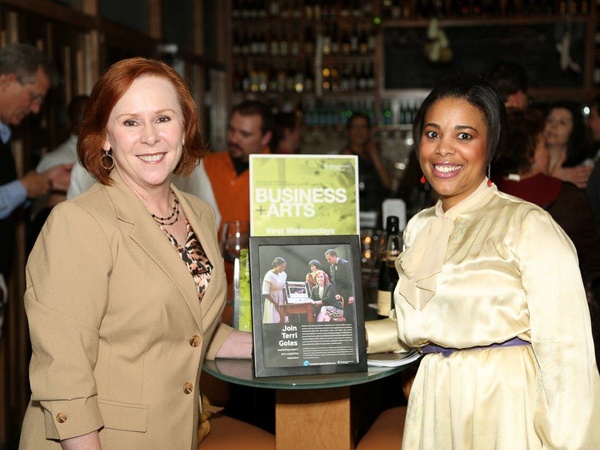 HAA's BVA director Nyala Wright and Terri Golas at Sorrell Urban Bistro
