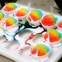 snow cones rainbow snow cones