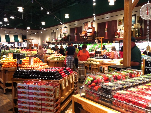 The Fresh Market, grocery store, produce section, November 2012