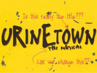 poster Urinetown at City Theatre Company austin