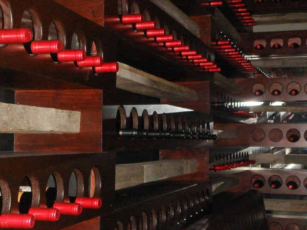 Davon, Reverse Happy Hour, August 2012, The wall of wine bottles at 1252