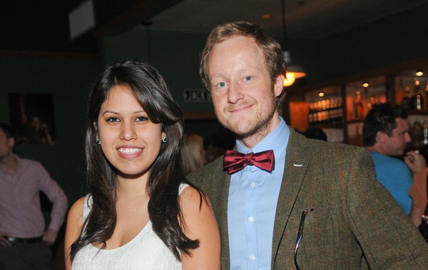 Houston Symphony Young Professionals Backstage party, October 2012, Ana Rodriguez, Jeff Gilmer