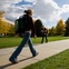 Walking on campus