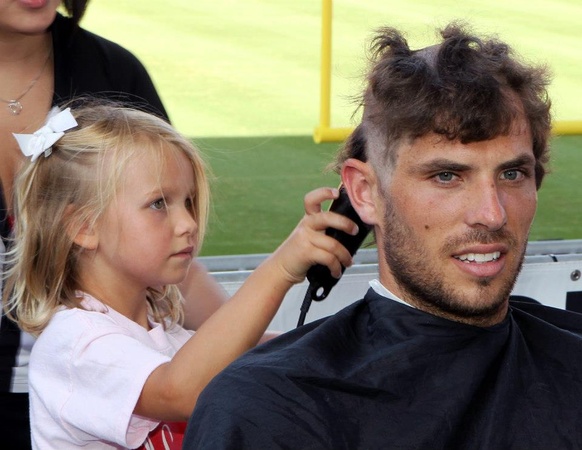 Houston Dynamo head shave lead