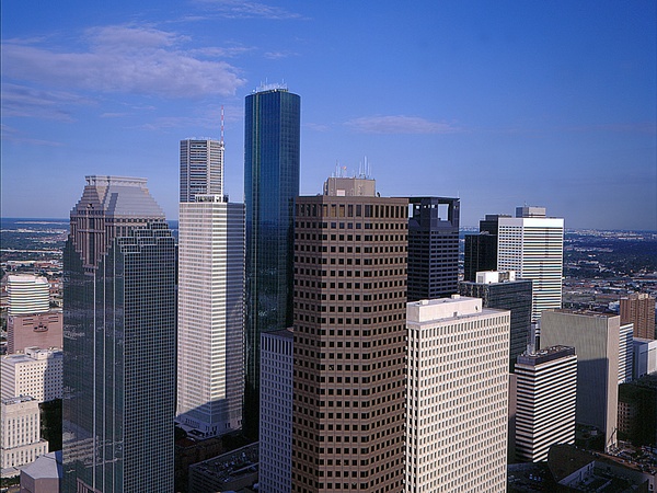 Houston, downtown, skyline, buildings