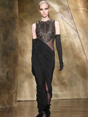 Fashion Week fall 2013, February 2013, Donna Karan, Look 33