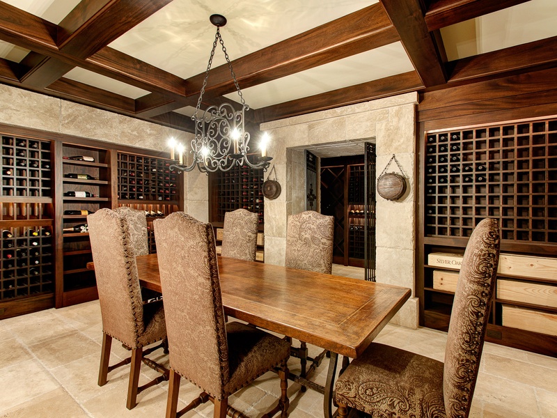 Houston, most expensive homes, 1722 River Oaks Blvd., January 2013, wine room