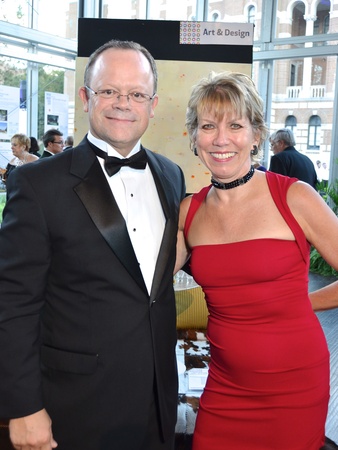 Rice Design Alliance gala, October 2012, Doug Combes, Sandy Lynch
