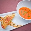 Roots Bistro, March 2013, lunch menu, soup and sandwich