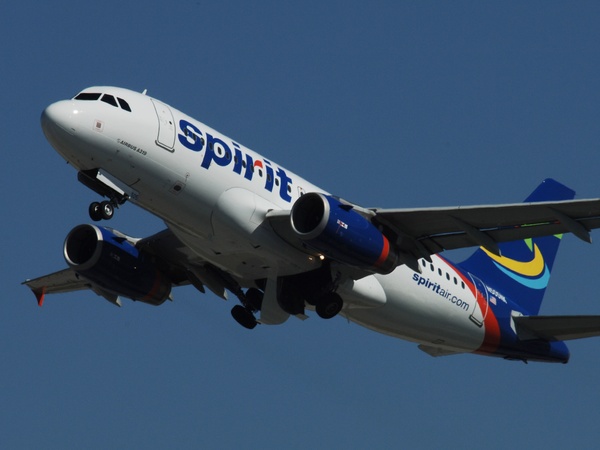 Spirit Airlines, jet, plane