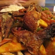 Ruthie, fried chicken, June 2012, Banana Leaf
