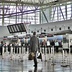Bush Intercontinental Airport Terminal E waiting area IAH travelers