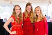 American Heart Association Young at Heart Houston event May 2013 Ali Gray, Lauren Baughman and Elizabeth Suffield