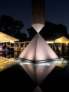 The Rothko Chapel Moonrise Party on the Plaza
