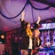 Patti Smith with her hands up