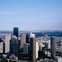 Houston skyline downtown aerial view of Houston and beyond