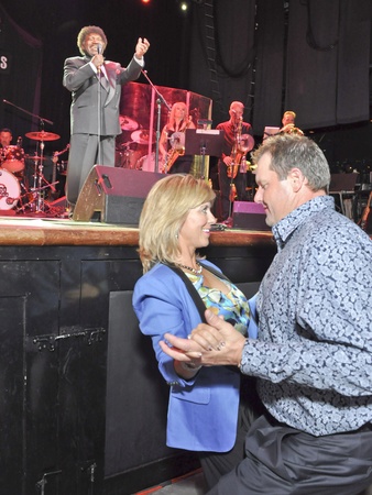 119, Clay Walker party, October 2012, Percy Sledge, Debbie Clemens, Roger Clemens