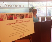 Komen Austin poster announcing its 2013 community partners