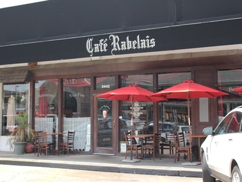 Cafe Rabelais, Exterior, June 2012