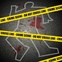 crime scene crime tape body chalk outline