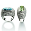 A & Furst Cocktail Rings