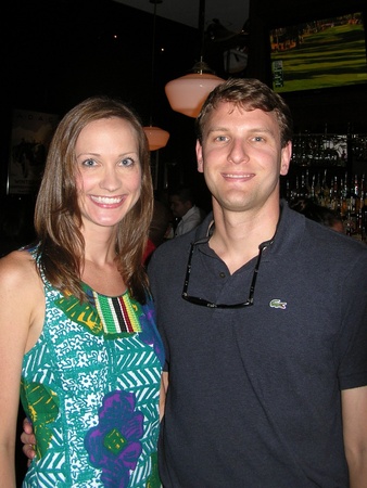 Bayou Buddies mixer, June 2012, Eliza Wright, Brandon Lauderdale