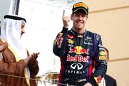 Sebastian Vettel set the desert alight as he took his second win in four races.