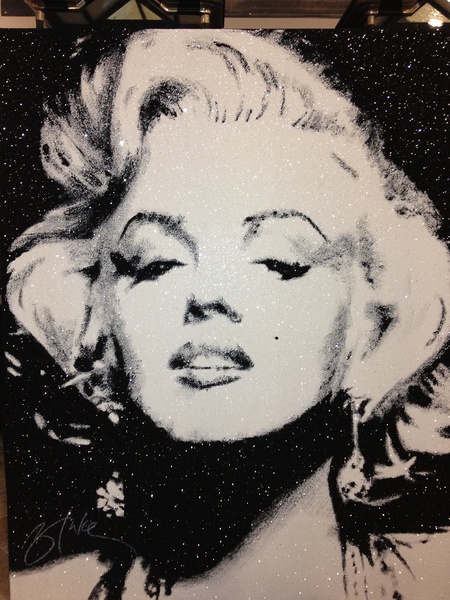 The Revolving Vault, Marilyn Monroe Glitter by Blake Ballard, September 2012