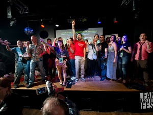 Austin Photo Set: News_Brian Salisbury_fantastic flu_September 2011_chaos kareoke