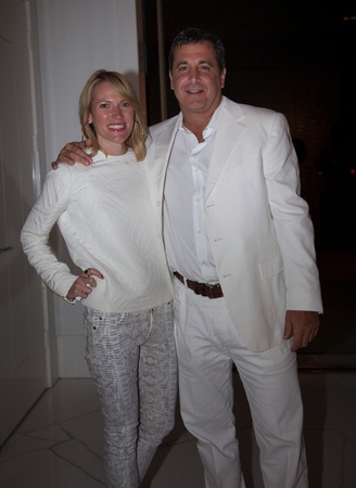 Texans White Out, Erin Maggie, Mike Maggie,  Sept. 2012