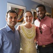 Dr. Semant Jain, Ryann Jarrard, Matt Pierce, La Fisheria, Aug. 2012