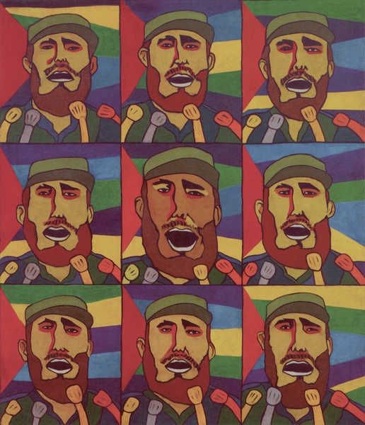 Adiós Utopia: 9 Repeticiones del Fidel con Micrófono (9 Repetitions of Fidel with a Microphone)
