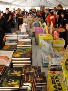 Austin Photo Set: News_Veronica_record number of events_Oct 2011_texas book festival