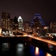 Austin skyline downtown at night
