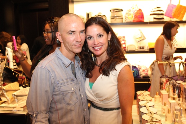 Henri Bendel Opening, Eric Chayney, Terry Everett, June 2012