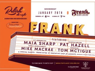 RELISH Mental Health comedy show benefit for Flatwater Foundation