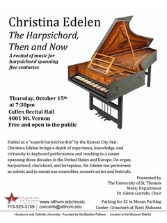 Christina Edelen: The Harpsichord, Then and Now