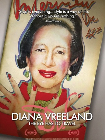 Houston Cinema Arts Festival, October 2012, Diana Vreeland, movie poster