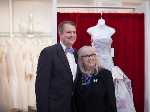 2758, Austin Scarlett trunk show at Mia Bridal, December 2012, John Woodward, Jo Ann Woodward