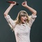 Taylor Swift arms up