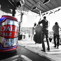 Oskar Blues Brewering Dale's Pale Ale beer can live music concert stage 2015