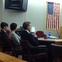 SMU student Donald Cuba sits with his attorneys after the verdict was read in his sexual assault trial