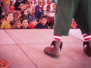 Austin Photo Set: News_Jon Shapley_ice cream festival_August 2011_clown
