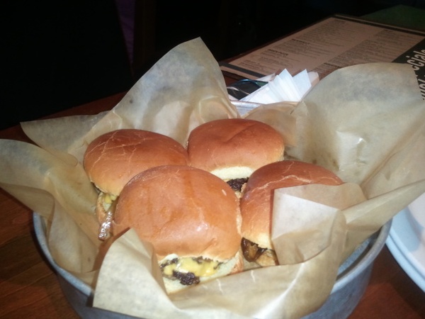 Amy, Brick House, November 2012, sliders, hamburgers, burgers